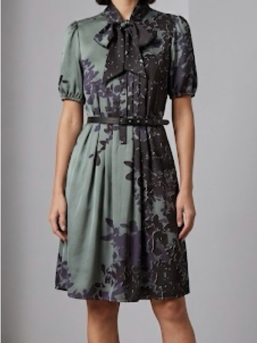 Jessica Simpson, Tie-Neck Floral Print Dress, 6